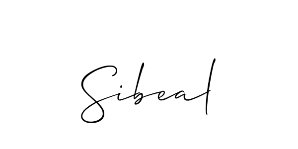 Make a short Sibeal signature style. Manage your documents anywhere anytime using Allison_Script. Create and add eSignatures, submit forms, share and send files easily. Sibeal signature style 2 images and pictures png