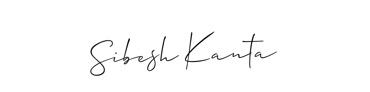 The best way (Allison_Script) to make a short signature is to pick only two or three words in your name. The name Sibesh Kanta include a total of six letters. For converting this name. Sibesh Kanta signature style 2 images and pictures png