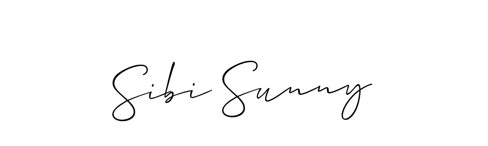 if you are searching for the best signature style for your name Sibi Sunny. so please give up your signature search. here we have designed multiple signature styles  using Allison_Script. Sibi Sunny signature style 2 images and pictures png