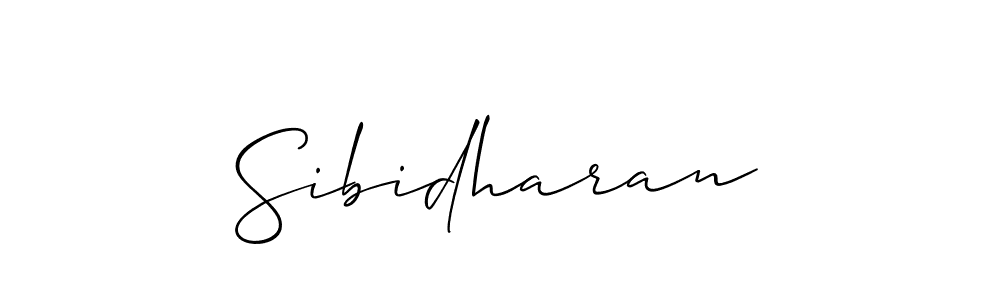 Best and Professional Signature Style for Sibidharan. Allison_Script Best Signature Style Collection. Sibidharan signature style 2 images and pictures png