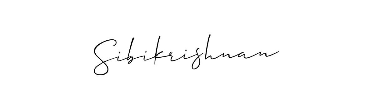 Also You can easily find your signature by using the search form. We will create Sibikrishnan name handwritten signature images for you free of cost using Allison_Script sign style. Sibikrishnan signature style 2 images and pictures png