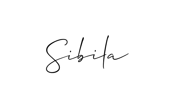 Also You can easily find your signature by using the search form. We will create Sibila name handwritten signature images for you free of cost using Allison_Script sign style. Sibila signature style 2 images and pictures png