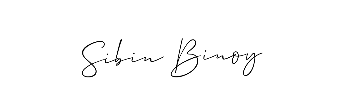The best way (Allison_Script) to make a short signature is to pick only two or three words in your name. The name Sibin Binoy include a total of six letters. For converting this name. Sibin Binoy signature style 2 images and pictures png