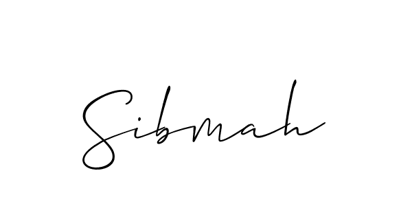 Make a short Sibmah signature style. Manage your documents anywhere anytime using Allison_Script. Create and add eSignatures, submit forms, share and send files easily. Sibmah signature style 2 images and pictures png