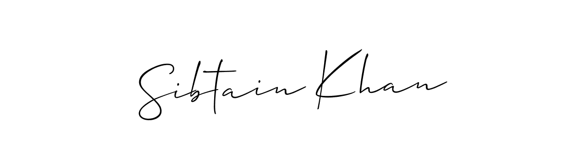 Once you've used our free online signature maker to create your best signature Allison_Script style, it's time to enjoy all of the benefits that Sibtain Khan name signing documents. Sibtain Khan signature style 2 images and pictures png