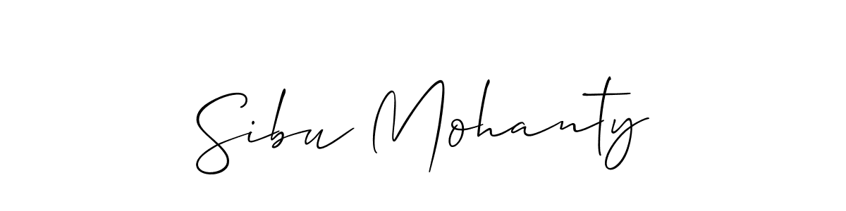 This is the best signature style for the Sibu Mohanty name. Also you like these signature font (Allison_Script). Mix name signature. Sibu Mohanty signature style 2 images and pictures png