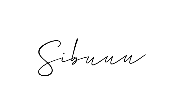 Once you've used our free online signature maker to create your best signature Allison_Script style, it's time to enjoy all of the benefits that Sibuuu name signing documents. Sibuuu signature style 2 images and pictures png