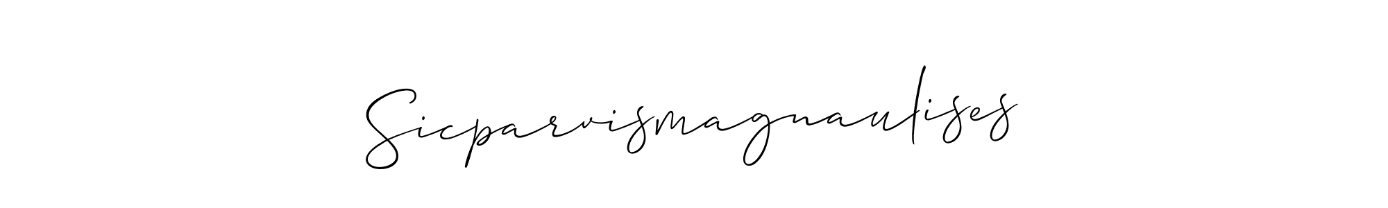 See photos of Sicparvismagnaulises official signature by Spectra . Check more albums & portfolios. Read reviews & check more about Allison_Script font. Sicparvismagnaulises signature style 2 images and pictures png