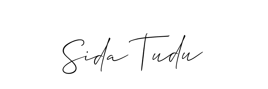 You can use this online signature creator to create a handwritten signature for the name Sida Tudu. This is the best online autograph maker. Sida Tudu signature style 2 images and pictures png