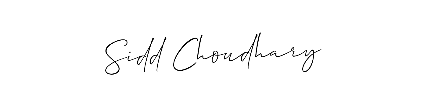 Best and Professional Signature Style for Sidd Choudhary. Allison_Script Best Signature Style Collection. Sidd Choudhary signature style 2 images and pictures png
