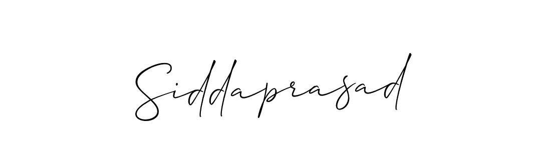 You should practise on your own different ways (Allison_Script) to write your name (Siddaprasad) in signature. don't let someone else do it for you. Siddaprasad signature style 2 images and pictures png