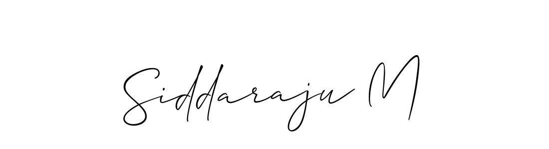 Siddaraju M stylish signature style. Best Handwritten Sign (Allison_Script) for my name. Handwritten Signature Collection Ideas for my name Siddaraju M. Siddaraju M signature style 2 images and pictures png