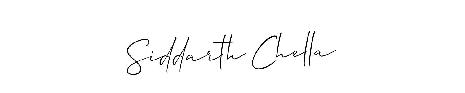 Also You can easily find your signature by using the search form. We will create Siddarth Chella name handwritten signature images for you free of cost using Allison_Script sign style. Siddarth Chella signature style 2 images and pictures png
