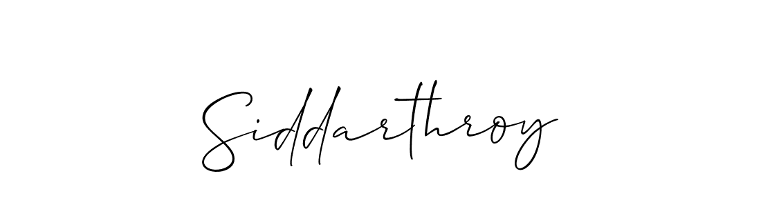 Make a short Siddarthroy signature style. Manage your documents anywhere anytime using Allison_Script. Create and add eSignatures, submit forms, share and send files easily. Siddarthroy signature style 2 images and pictures png