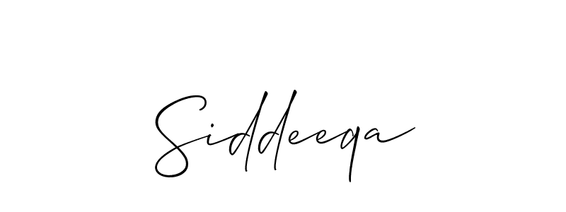 Here are the top 10 professional signature styles for the name Siddeeqa. These are the best autograph styles you can use for your name. Siddeeqa signature style 2 images and pictures png