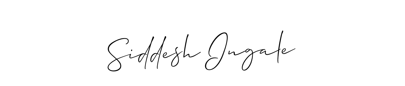 Here are the top 10 professional signature styles for the name Siddesh Ingale. These are the best autograph styles you can use for your name. Siddesh Ingale signature style 2 images and pictures png