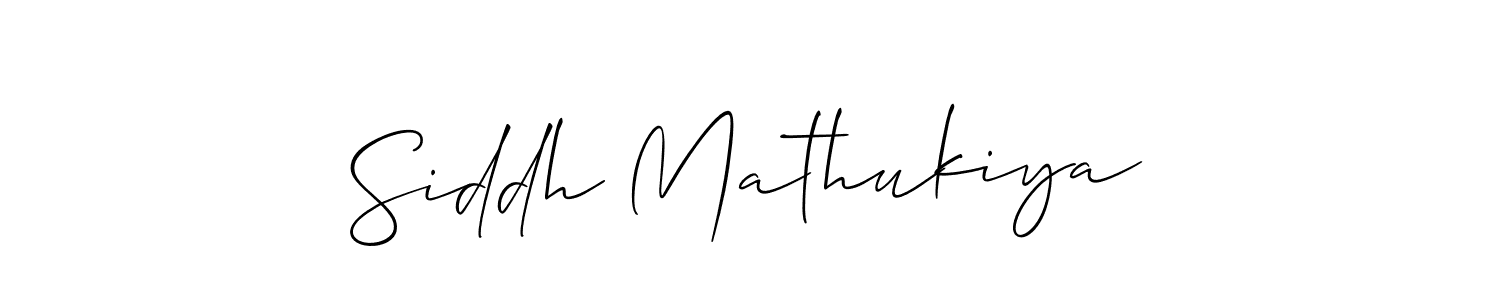 You can use this online signature creator to create a handwritten signature for the name Siddh Mathukiya. This is the best online autograph maker. Siddh Mathukiya signature style 2 images and pictures png