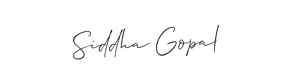 The best way (Allison_Script) to make a short signature is to pick only two or three words in your name. The name Siddha Gopal include a total of six letters. For converting this name. Siddha Gopal signature style 2 images and pictures png