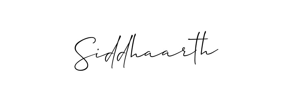 Make a beautiful signature design for name Siddhaarth. With this signature (Allison_Script) style, you can create a handwritten signature for free. Siddhaarth signature style 2 images and pictures png