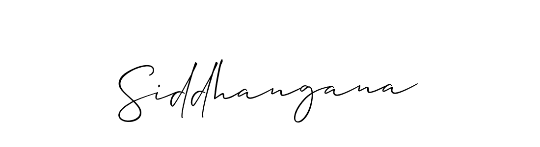 Also You can easily find your signature by using the search form. We will create Siddhangana name handwritten signature images for you free of cost using Allison_Script sign style. Siddhangana signature style 2 images and pictures png