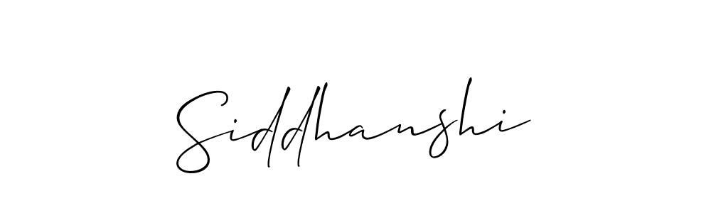 Make a short Siddhanshi signature style. Manage your documents anywhere anytime using Allison_Script. Create and add eSignatures, submit forms, share and send files easily. Siddhanshi signature style 2 images and pictures png