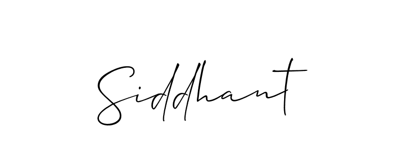 Also we have Siddhant name is the best signature style. Create professional handwritten signature collection using Allison_Script autograph style. Siddhant signature style 2 images and pictures png