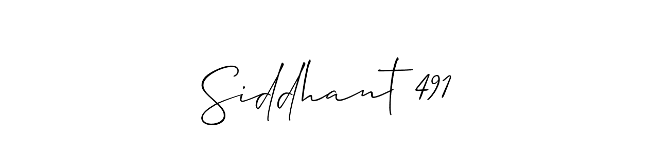 Use a signature maker to create a handwritten signature online. With this signature software, you can design (Allison_Script) your own signature for name Siddhant 491 . Siddhant 491  signature style 2 images and pictures png