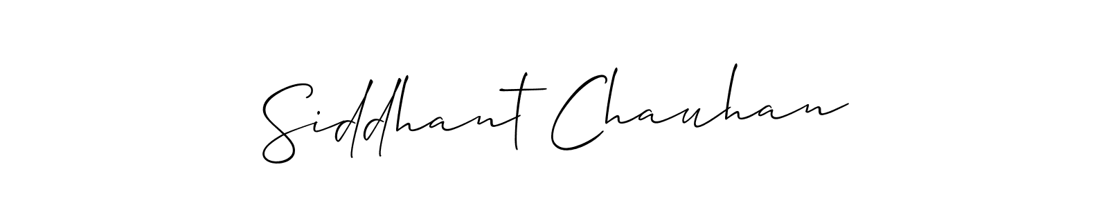 Make a beautiful signature design for name Siddhant Chauhan. Use this online signature maker to create a handwritten signature for free. Siddhant Chauhan signature style 2 images and pictures png