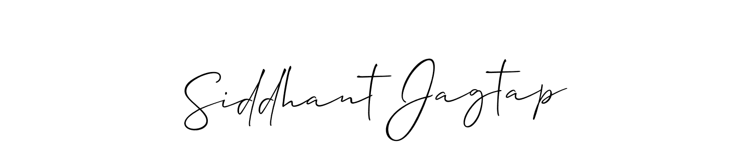 You should practise on your own different ways (Allison_Script) to write your name (Siddhant Jagtap) in signature. don't let someone else do it for you. Siddhant Jagtap signature style 2 images and pictures png