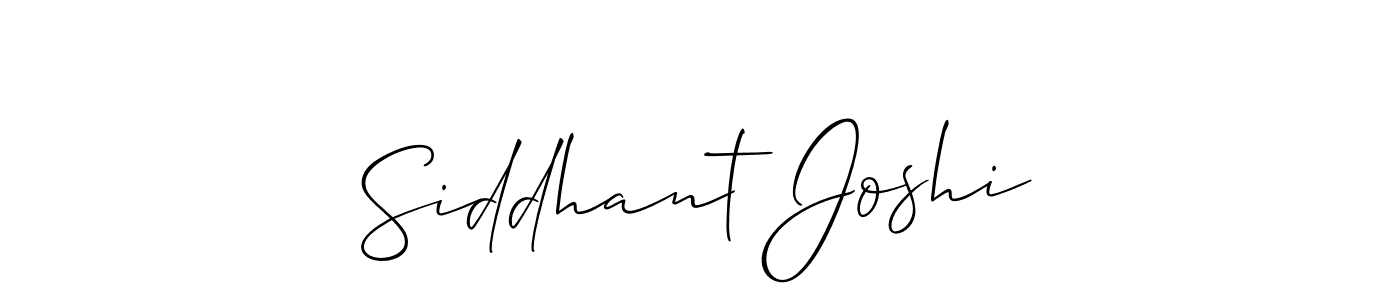 Make a beautiful signature design for name Siddhant Joshi. Use this online signature maker to create a handwritten signature for free. Siddhant Joshi signature style 2 images and pictures png