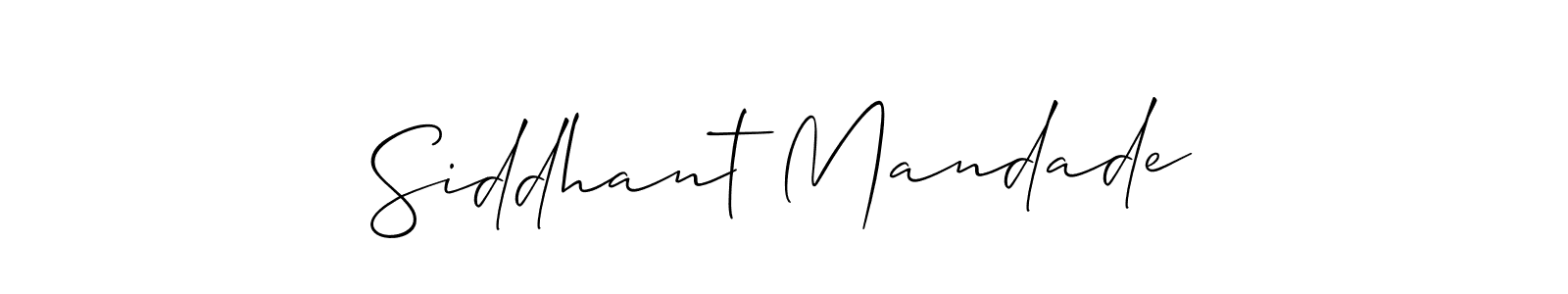 Once you've used our free online signature maker to create your best signature Allison_Script style, it's time to enjoy all of the benefits that Siddhant Mandade name signing documents. Siddhant Mandade signature style 2 images and pictures png