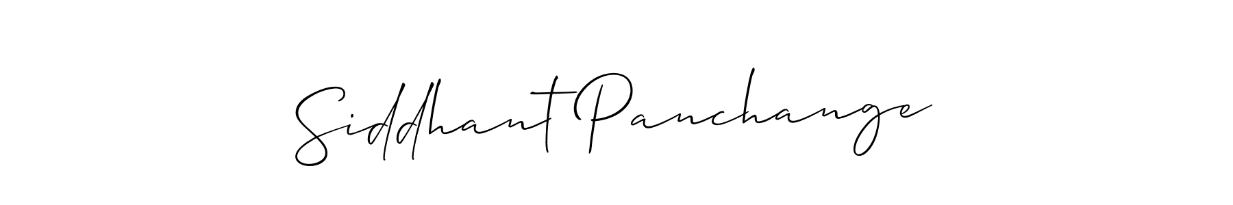 Siddhant Panchange stylish signature style. Best Handwritten Sign (Allison_Script) for my name. Handwritten Signature Collection Ideas for my name Siddhant Panchange. Siddhant Panchange signature style 2 images and pictures png