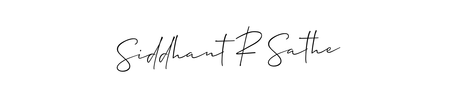 It looks lik you need a new signature style for name Siddhant R Sathe. Design unique handwritten (Allison_Script) signature with our free signature maker in just a few clicks. Siddhant R Sathe signature style 2 images and pictures png