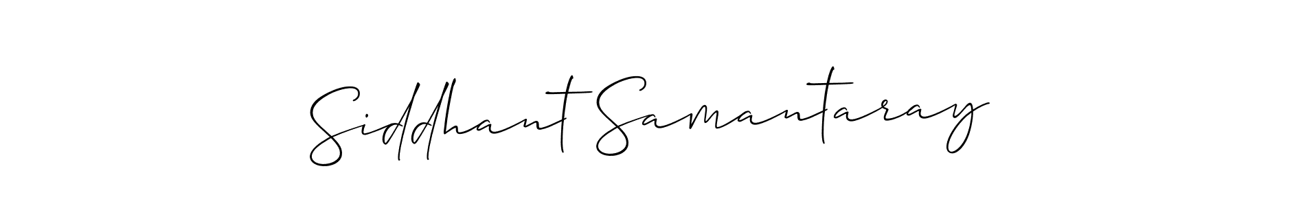 Design your own signature with our free online signature maker. With this signature software, you can create a handwritten (Allison_Script) signature for name Siddhant Samantaray. Siddhant Samantaray signature style 2 images and pictures png