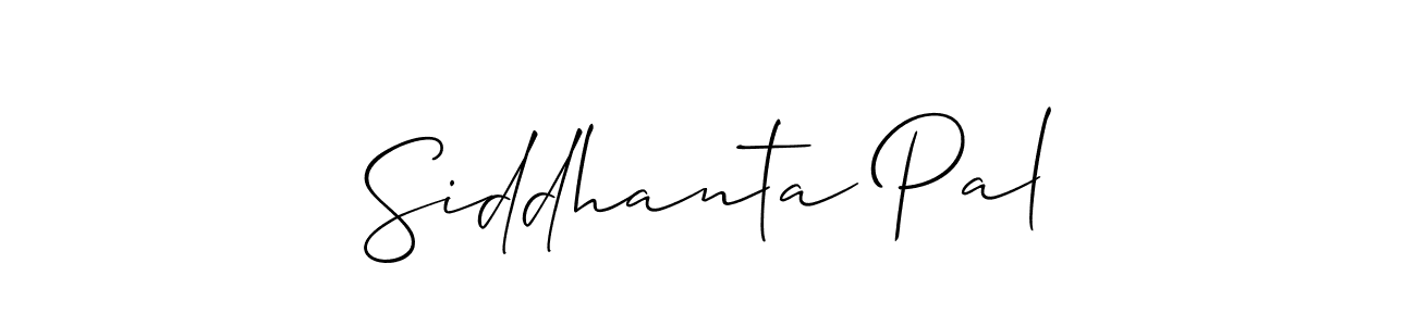 How to make Siddhanta Pal signature? Allison_Script is a professional autograph style. Create handwritten signature for Siddhanta Pal name. Siddhanta Pal signature style 2 images and pictures png