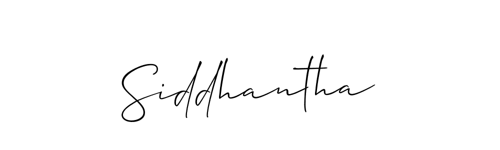 It looks lik you need a new signature style for name Siddhantha. Design unique handwritten (Allison_Script) signature with our free signature maker in just a few clicks. Siddhantha signature style 2 images and pictures png