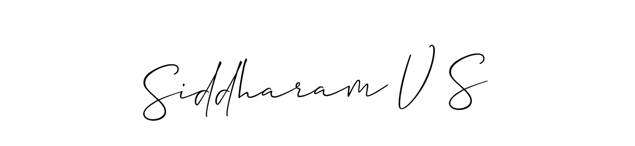 Once you've used our free online signature maker to create your best signature Allison_Script style, it's time to enjoy all of the benefits that Siddharam V S name signing documents. Siddharam V S signature style 2 images and pictures png