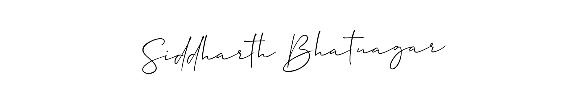 Make a short Siddharth Bhatnagar signature style. Manage your documents anywhere anytime using Allison_Script. Create and add eSignatures, submit forms, share and send files easily. Siddharth Bhatnagar signature style 2 images and pictures png