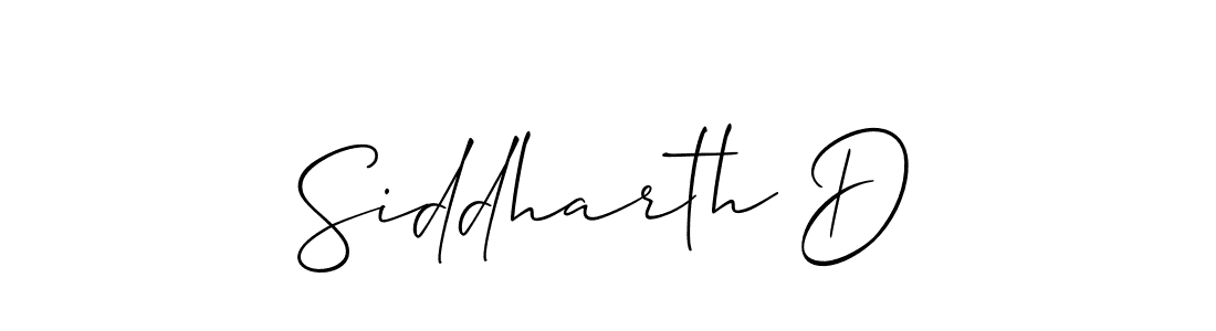 Allison_Script is a professional signature style that is perfect for those who want to add a touch of class to their signature. It is also a great choice for those who want to make their signature more unique. Get Siddharth D name to fancy signature for free. Siddharth D signature style 2 images and pictures png