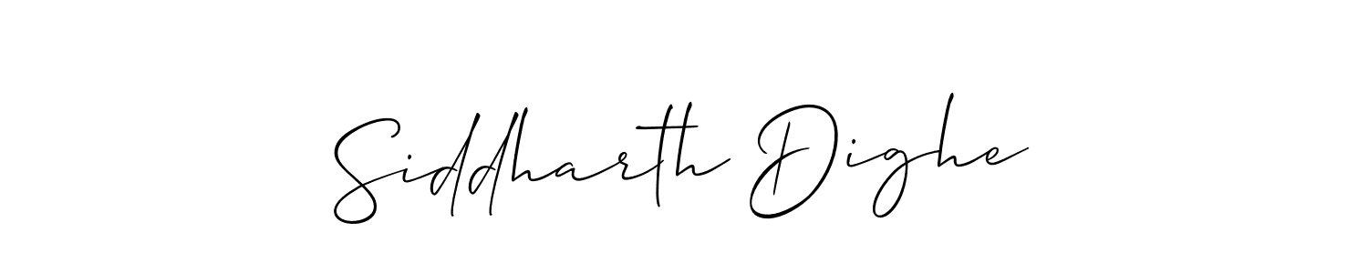 How to make Siddharth Dighe signature? Allison_Script is a professional autograph style. Create handwritten signature for Siddharth Dighe name. Siddharth Dighe signature style 2 images and pictures png