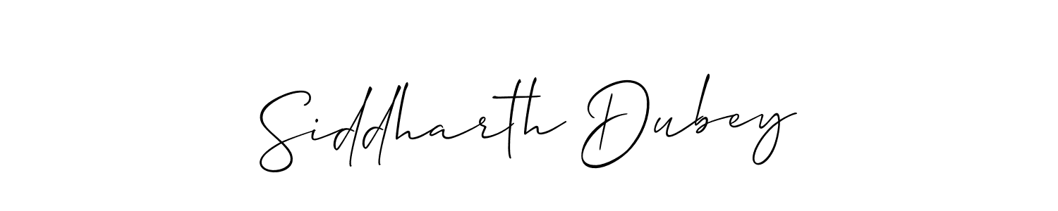 How to make Siddharth Dubey signature? Allison_Script is a professional autograph style. Create handwritten signature for Siddharth Dubey name. Siddharth Dubey signature style 2 images and pictures png