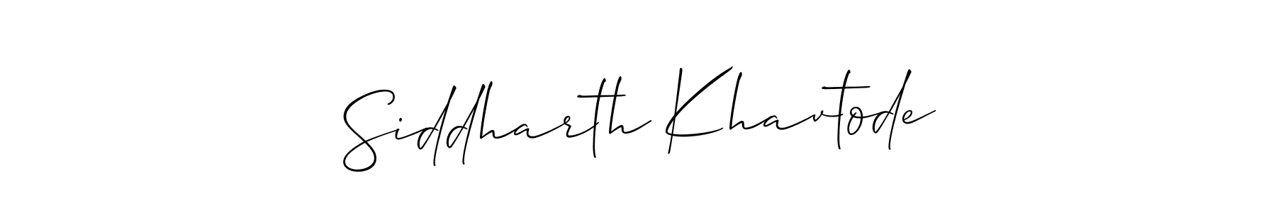 Siddharth Khavtode stylish signature style. Best Handwritten Sign (Allison_Script) for my name. Handwritten Signature Collection Ideas for my name Siddharth Khavtode. Siddharth Khavtode signature style 2 images and pictures png