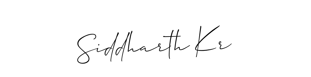 How to Draw Siddharth Kr signature style? Allison_Script is a latest design signature styles for name Siddharth Kr. Siddharth Kr signature style 2 images and pictures png