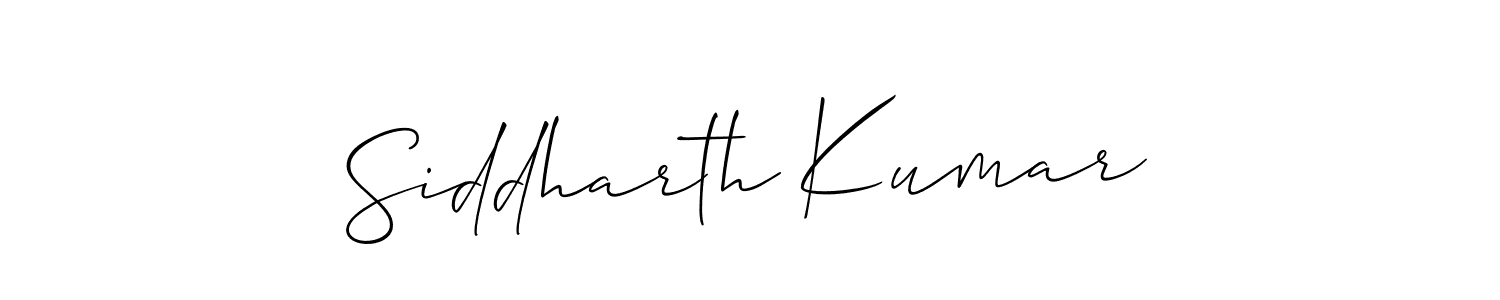 Design your own signature with our free online signature maker. With this signature software, you can create a handwritten (Allison_Script) signature for name Siddharth Kumar. Siddharth Kumar signature style 2 images and pictures png