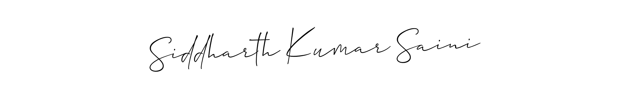 This is the best signature style for the Siddharth Kumar Saini name. Also you like these signature font (Allison_Script). Mix name signature. Siddharth Kumar Saini signature style 2 images and pictures png