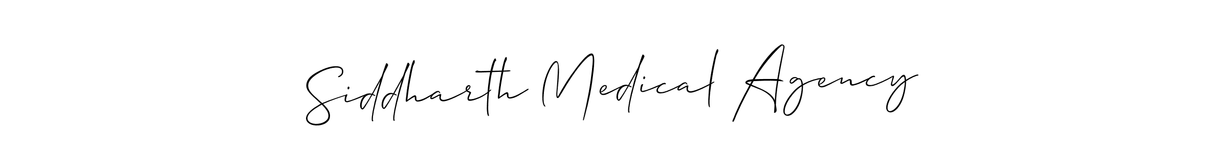 You should practise on your own different ways (Allison_Script) to write your name (Siddharth Medical Agency) in signature. don't let someone else do it for you. Siddharth Medical Agency signature style 2 images and pictures png