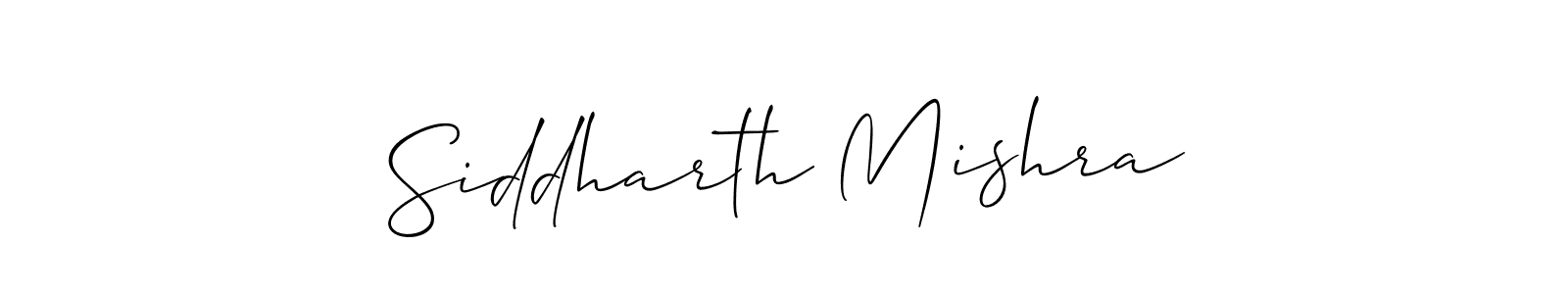 Make a beautiful signature design for name Siddharth Mishra. With this signature (Allison_Script) style, you can create a handwritten signature for free. Siddharth Mishra signature style 2 images and pictures png