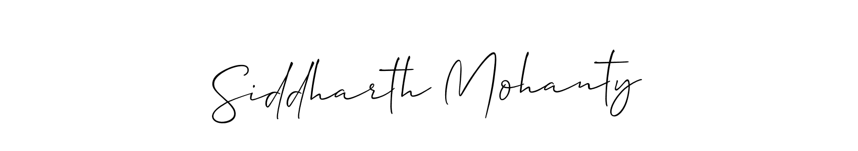 How to make Siddharth Mohanty signature? Allison_Script is a professional autograph style. Create handwritten signature for Siddharth Mohanty name. Siddharth Mohanty signature style 2 images and pictures png