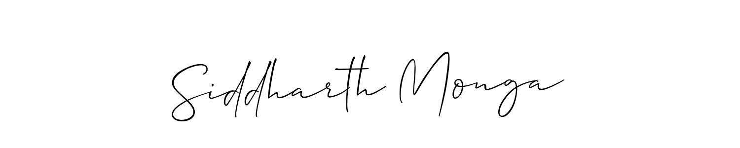 Also You can easily find your signature by using the search form. We will create Siddharth Monga name handwritten signature images for you free of cost using Allison_Script sign style. Siddharth Monga signature style 2 images and pictures png