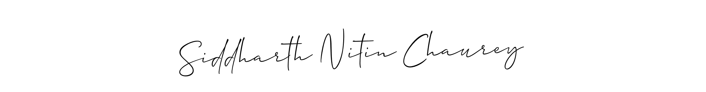 How to Draw Siddharth Nitin Chaurey signature style? Allison_Script is a latest design signature styles for name Siddharth Nitin Chaurey. Siddharth Nitin Chaurey signature style 2 images and pictures png